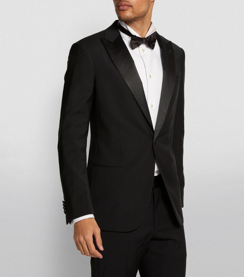 Affordable Price Giorgio Armani Silk-Trimmed Tuxedo Suit of high quality at  discount